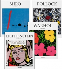 Moderne Künstler: Miró, Pollock, Warhol & Lichtenstein. 